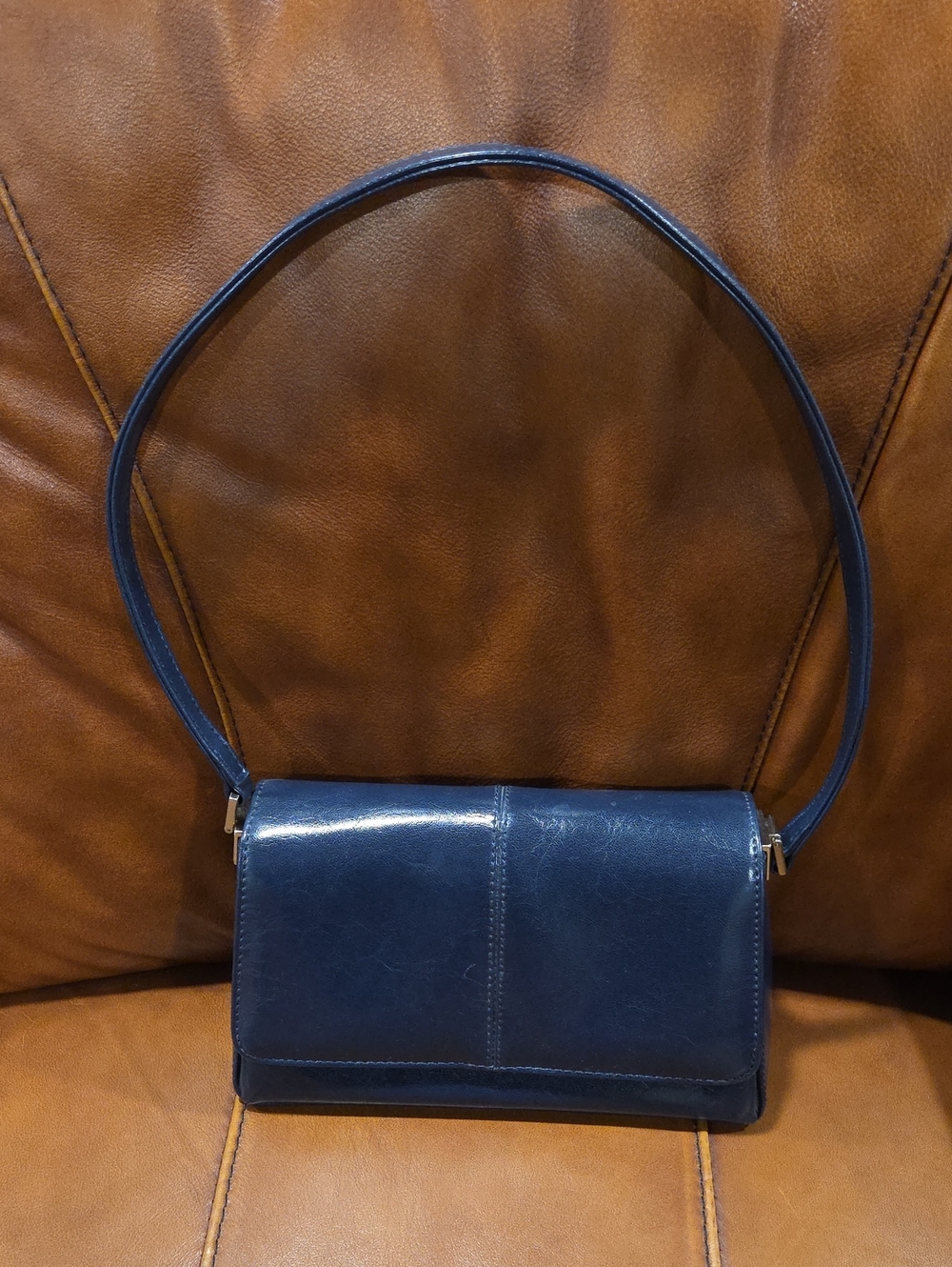 Liz Claiborne Navy Blue Shoulder Bag